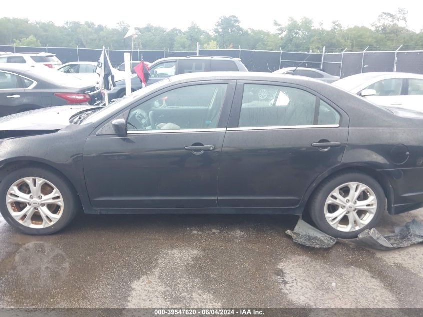 2012 Ford Fusion Se VIN: 3FAHP0HA1CR213335 Lot: 39547620