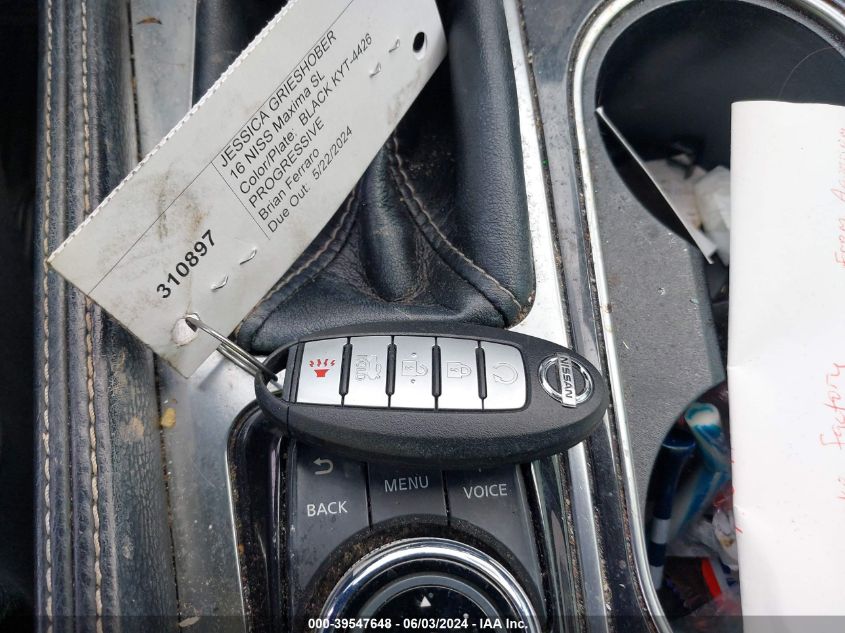 2016 Nissan Maxima 3.5 Sl VIN: 1N4AA6AP7GC901901 Lot: 39547648