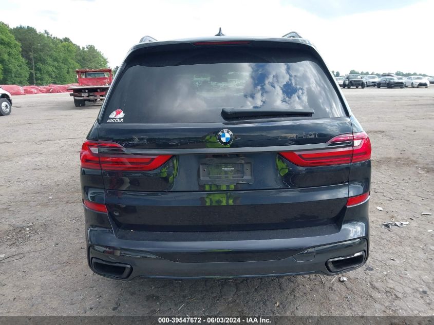 2021 BMW X7 M50I VIN: 5UXCX6C0XM9F69383 Lot: 39547672