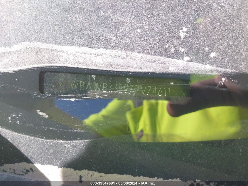 2007 BMW 328I VIN: WBAWB33597PV74611 Lot: 39547691