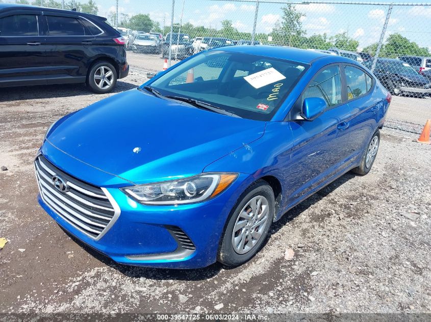 2018 Hyundai Elantra Se VIN: KMHD74LF1JU607518 Lot: 39547725