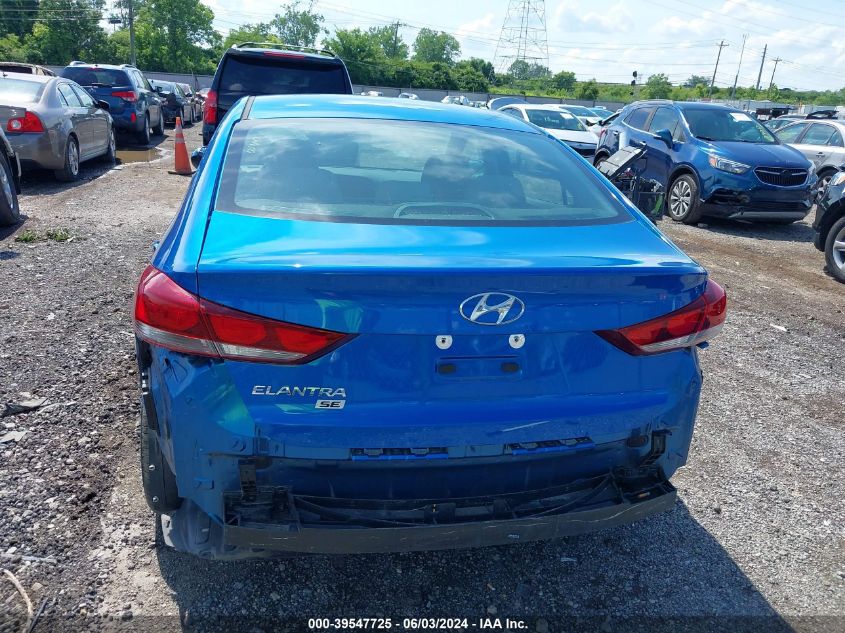 2018 Hyundai Elantra Se VIN: KMHD74LF1JU607518 Lot: 39547725