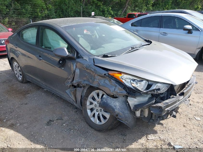 2013 Hyundai Elantra Gls VIN: 5NPDH4AE7DH152491 Lot: 39547736