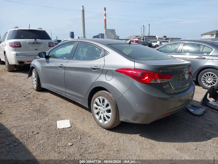 2013 Hyundai Elantra Gls VIN: 5NPDH4AE7DH152491 Lot: 39547736