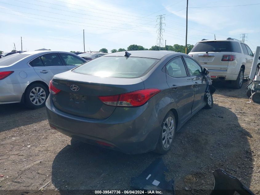 2013 Hyundai Elantra Gls VIN: 5NPDH4AE7DH152491 Lot: 39547736