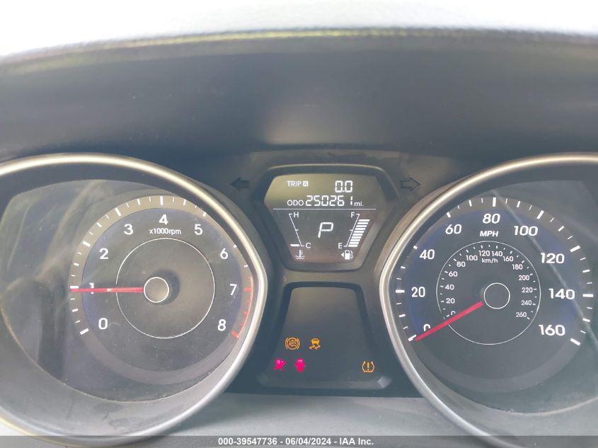 2013 HYUNDAI ELANTRA GLS - 5NPDH4AE7DH152491