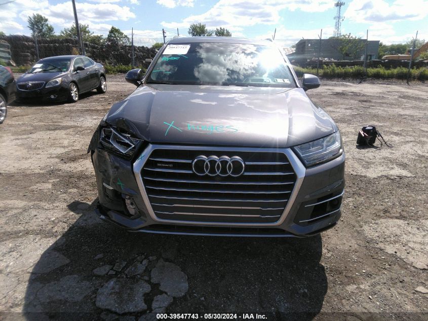 2018 Audi Q7 3.0T Premium VIN: WA1VAAF74JD040504 Lot: 39547743