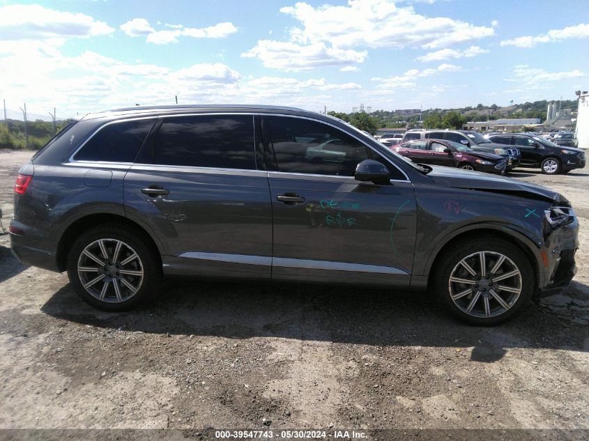 2018 Audi Q7 3.0T Premium VIN: WA1VAAF74JD040504 Lot: 39547743