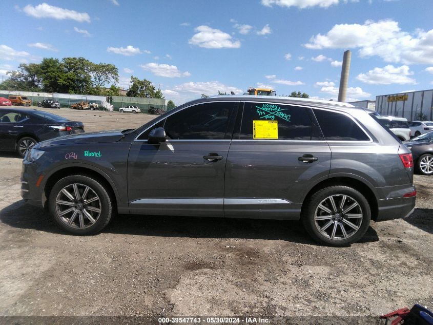 2018 AUDI Q7 3.0T PREMIUM - WA1VAAF74JD040504