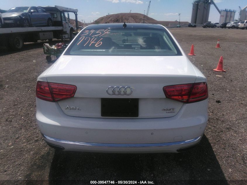 2014 Audi A8 L 4.0T VIN: WAUR2AFDXEN004694 Lot: 39547746