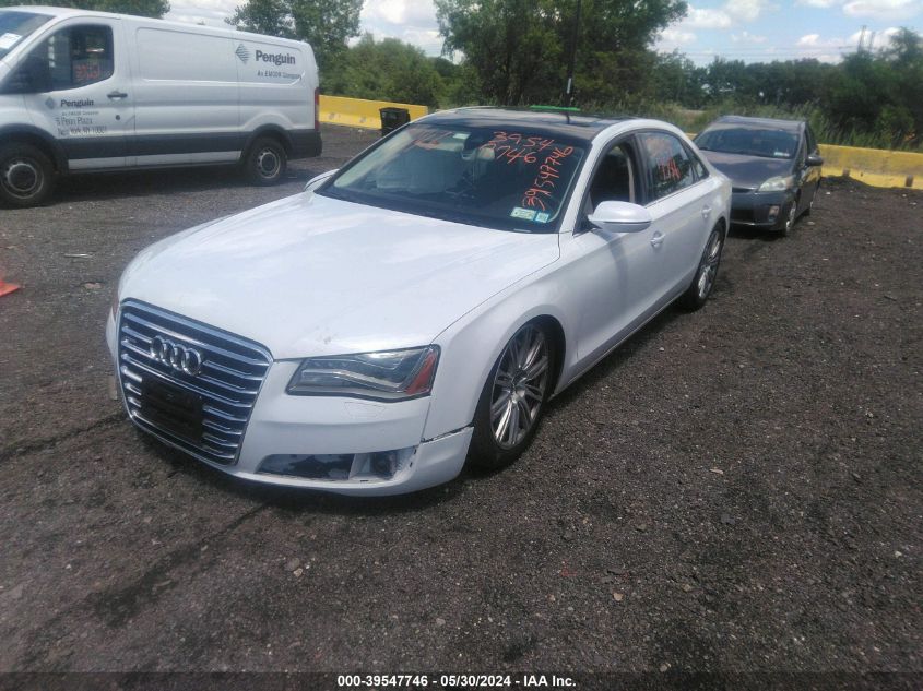 2014 Audi A8 L 4.0T VIN: WAUR2AFDXEN004694 Lot: 39547746