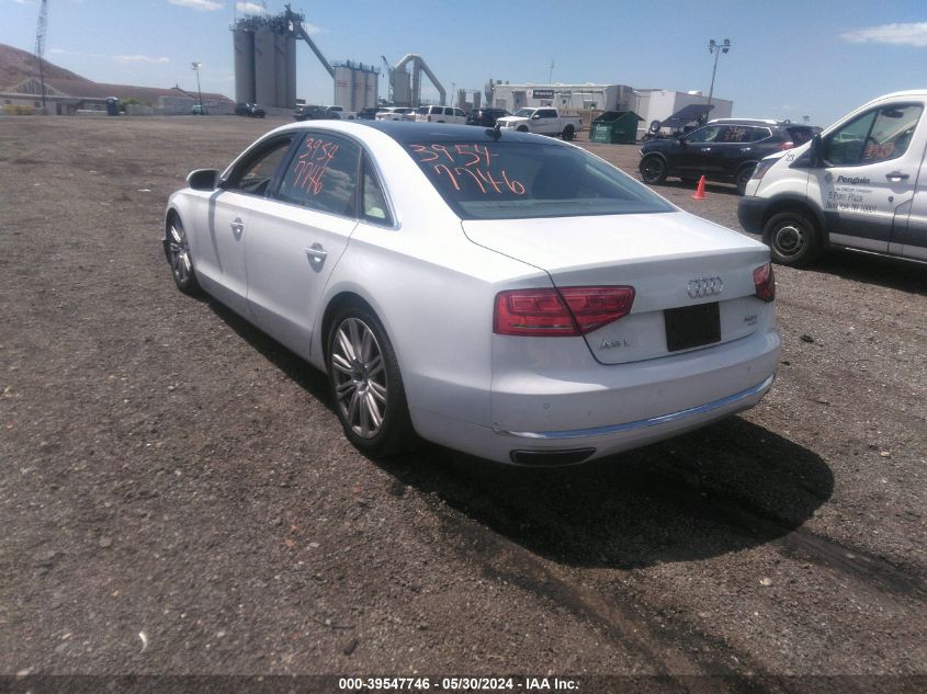 2014 Audi A8 L 4.0T VIN: WAUR2AFDXEN004694 Lot: 39547746