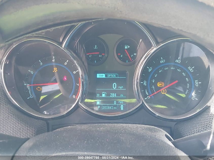 2013 Chevrolet Cruze Ltz VIN: 1G1PG5SB2D7212989 Lot: 39547765