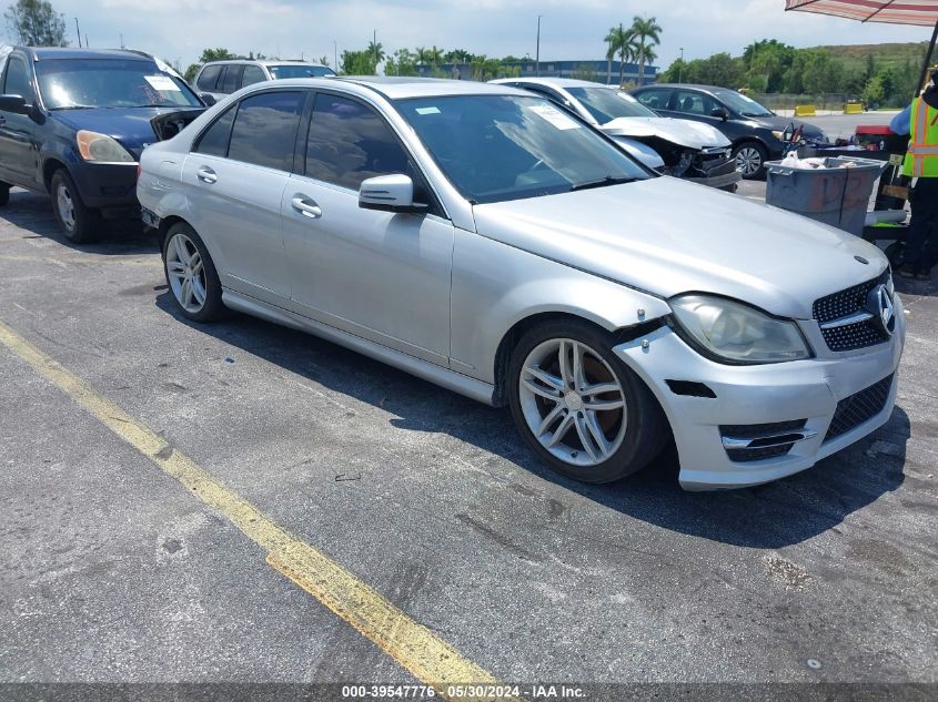 2013 Mercedes-Benz C 250 Luxury/Sport VIN: WDDGF4HBXDR265039 Lot: 39547776