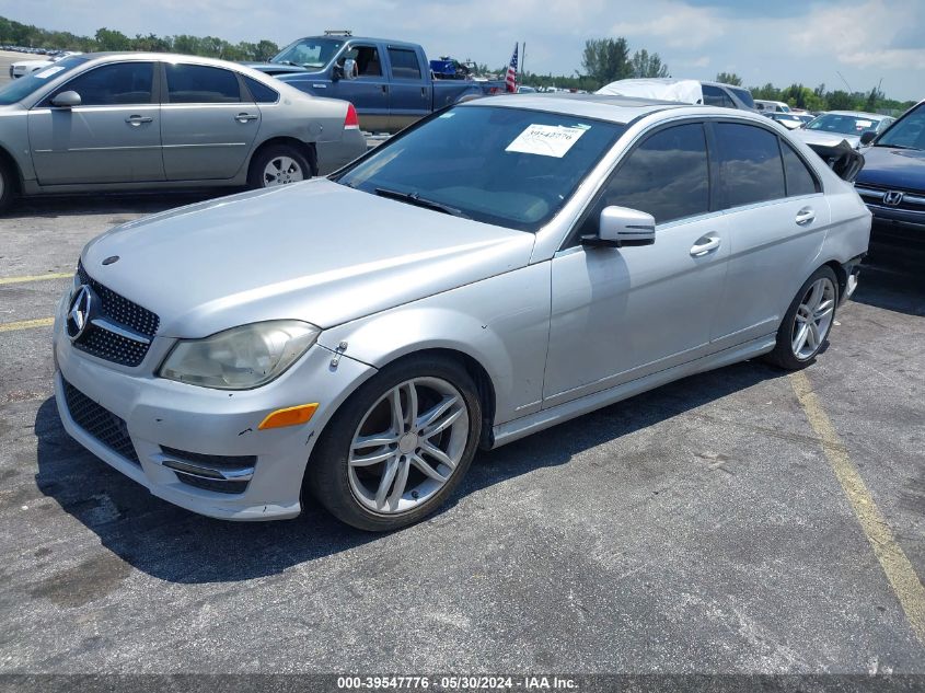 2013 Mercedes-Benz C 250 Luxury/Sport VIN: WDDGF4HBXDR265039 Lot: 39547776