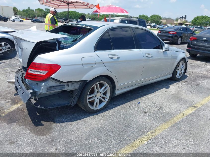 2013 Mercedes-Benz C 250 Luxury/Sport VIN: WDDGF4HBXDR265039 Lot: 39547776