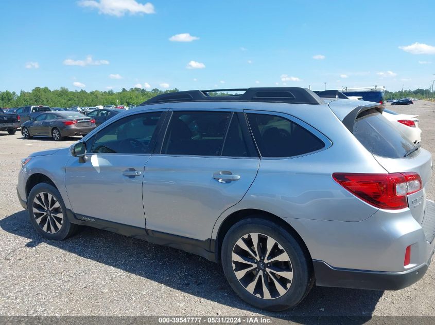 2017 Subaru Outback 2.5I Limited VIN: 4S4BSANC5H3227797 Lot: 39547777