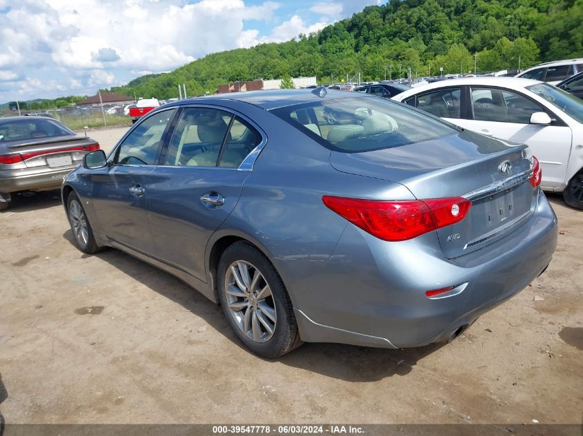 2015 Infiniti Q50 Premium VIN: JN1BV7AR4FM398298 Lot: 39547778