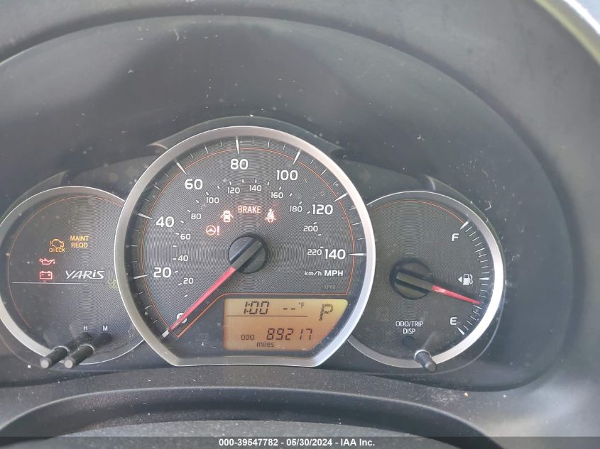 2013 Toyota Yaris Le VIN: JTDKTUD37DD546854 Lot: 39547782