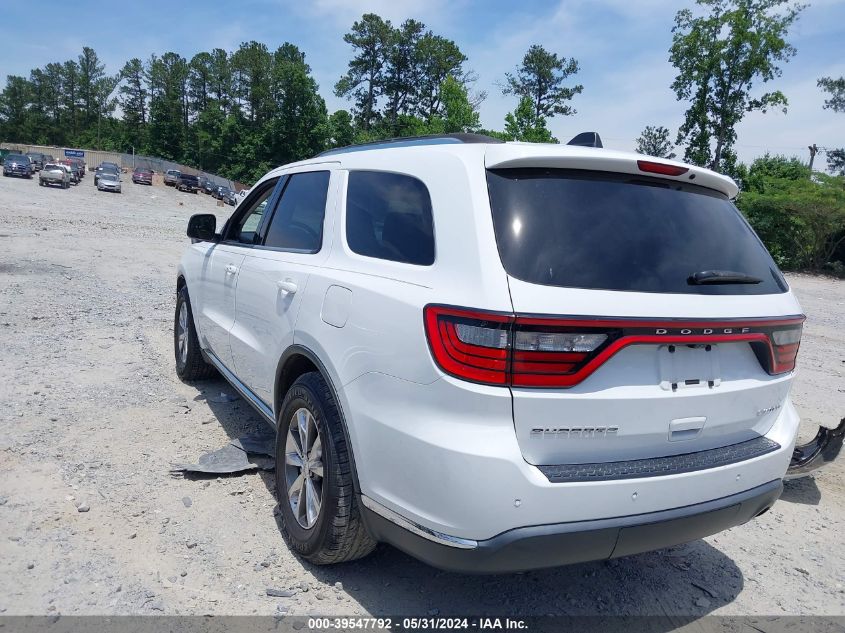 2015 Dodge Durango Limited VIN: 1C4RDHDG5FC880492 Lot: 39547792