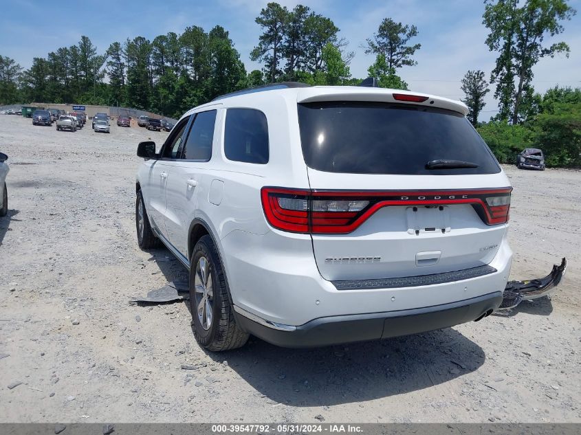 2015 Dodge Durango Limited VIN: 1C4RDHDG5FC880492 Lot: 39547792