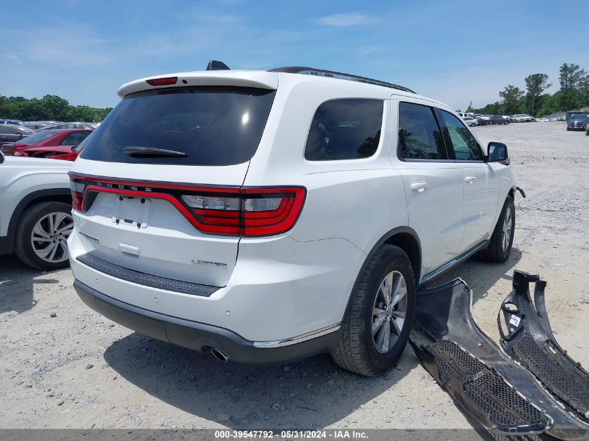 2015 Dodge Durango Limited VIN: 1C4RDHDG5FC880492 Lot: 39547792