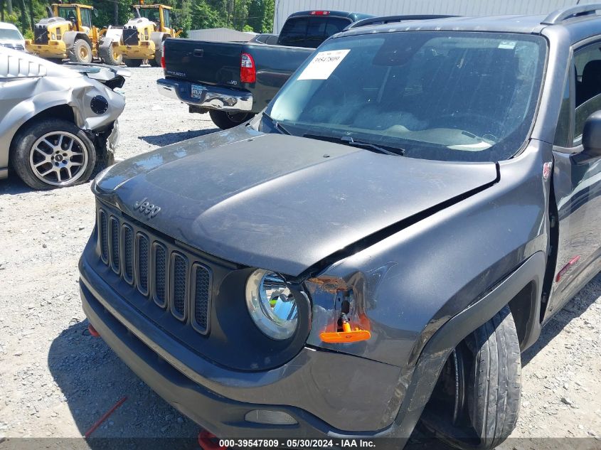 2017 Jeep Renegade Trailhawk 4X4 VIN: ZACCJBCB1HPG40923 Lot: 39547809