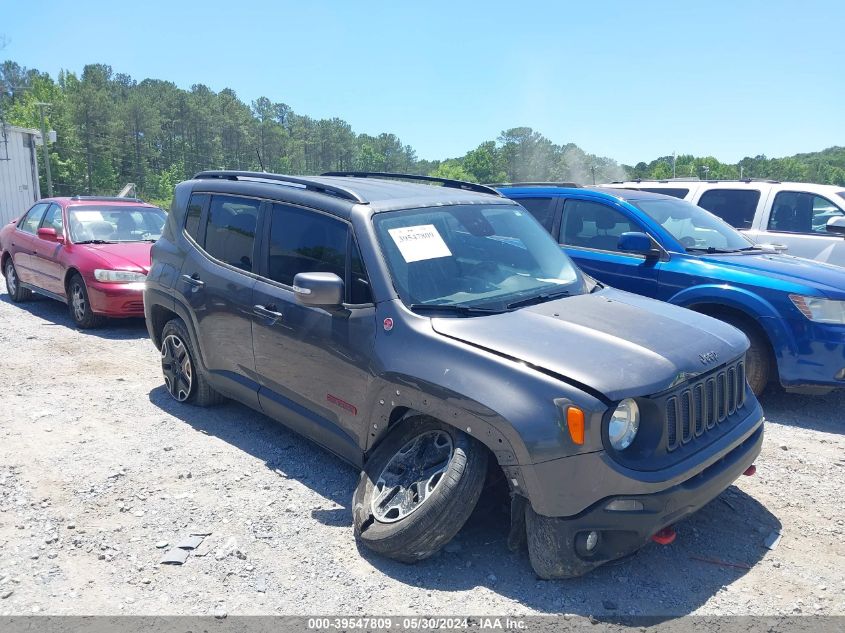 2017 Jeep Renegade Trailhawk 4X4 VIN: ZACCJBCB1HPG40923 Lot: 39547809