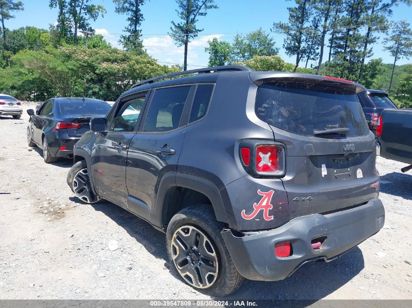 2017 Jeep Renegade Trailhawk 4X4 VIN: ZACCJBCB1HPG40923 Lot: 39547809