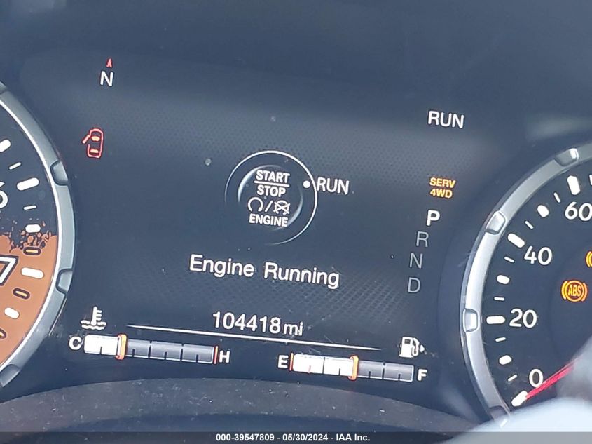 2017 Jeep Renegade Trailhawk 4X4 VIN: ZACCJBCB1HPG40923 Lot: 39547809