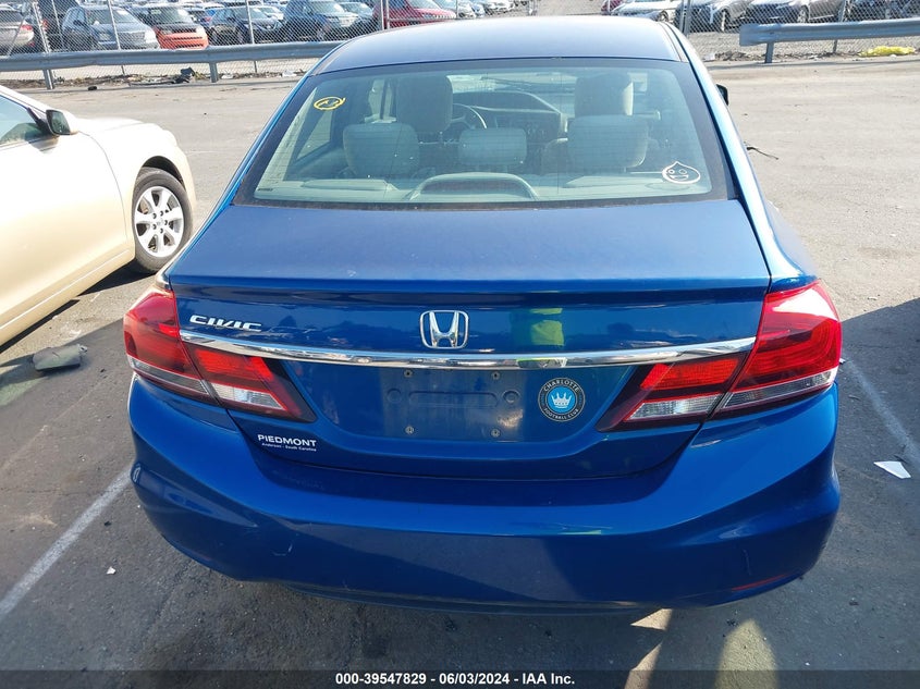 2013 Honda Civic Ex VIN: 19XFB2F84DE066643 Lot: 39547829