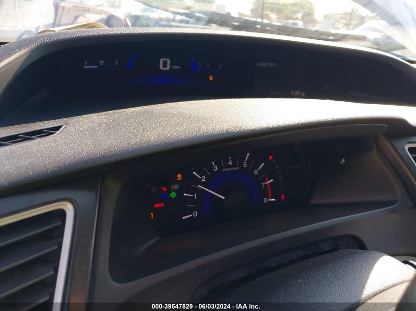 2013 Honda Civic Ex VIN: 19XFB2F84DE066643 Lot: 39547829