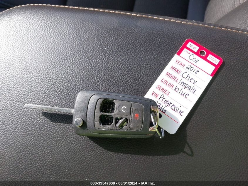 2018 Chevrolet Impala 1Lt VIN: 2G1105S30J912123 Lot: 39547830