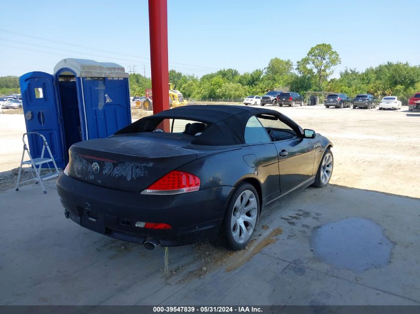 2007 BMW 650I VIN: WBAEK13597CN81808 Lot: 39547839