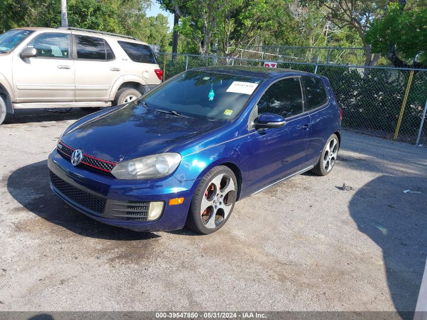 2011 Volkswagen Gti 2-Door VIN: WVWFV7AJXBW224372 Lot: 39547850