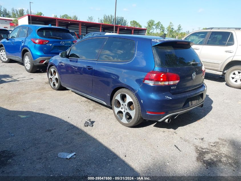 2011 Volkswagen Gti 2-Door VIN: WVWFV7AJXBW224372 Lot: 39547850