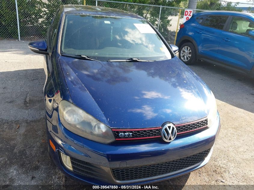 2011 Volkswagen Gti 2-Door VIN: WVWFV7AJXBW224372 Lot: 39547850