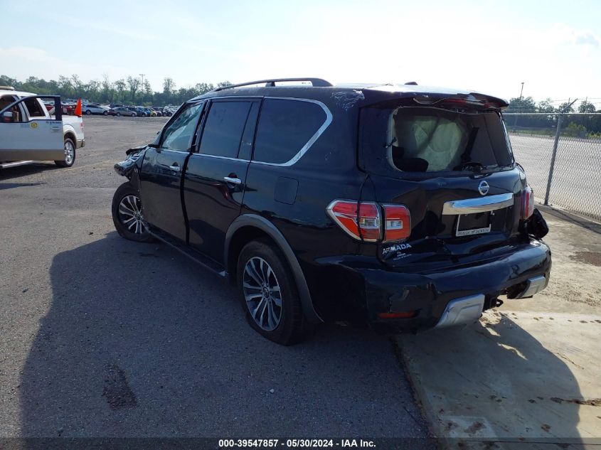 2017 Nissan Armada Sl VIN: JN8AY2ND7H9005888 Lot: 39547857