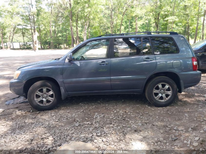 2005 Toyota Highlander V6 VIN: JTEEP21A150101538 Lot: 39547864