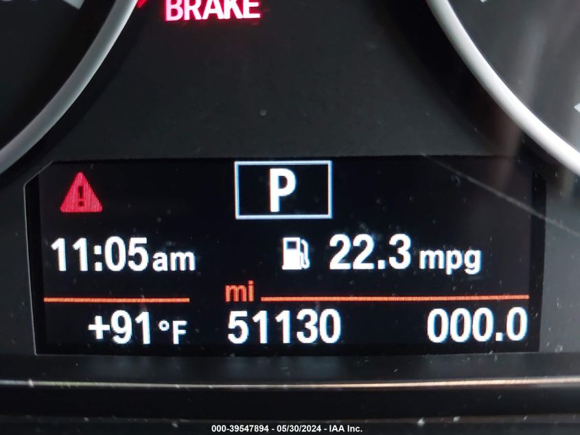2018 BMW 320I VIN: WBA8E1G52JNU91829