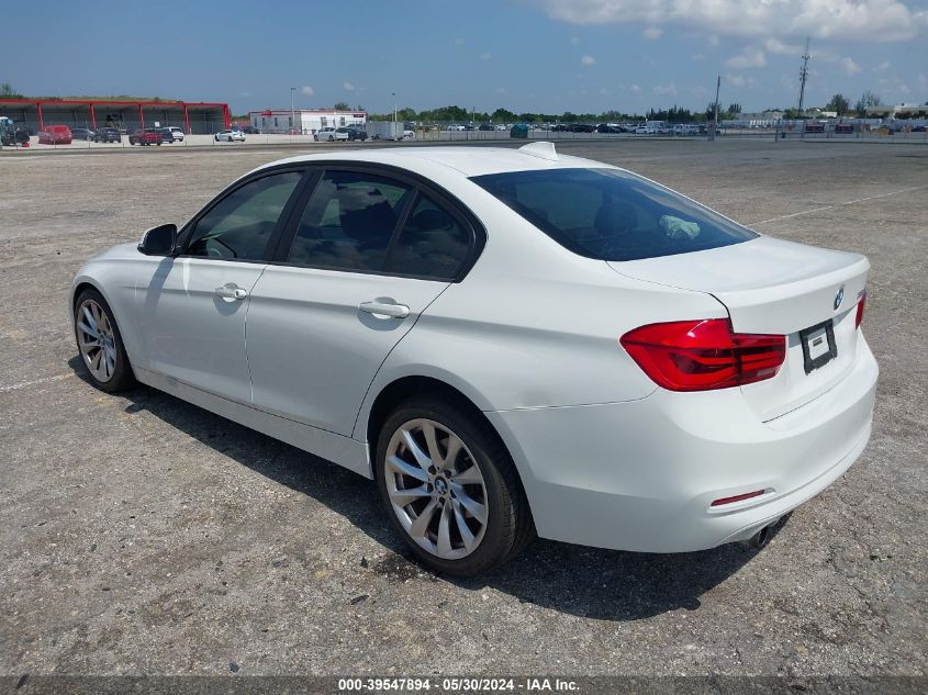 2018 BMW 320I VIN: WBA8E1G52JNU91829