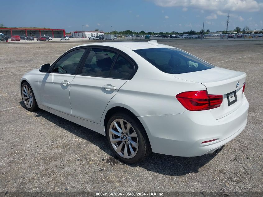 2018 BMW 320I VIN: WBA8E1G52JNU91829 Lot: 39547894