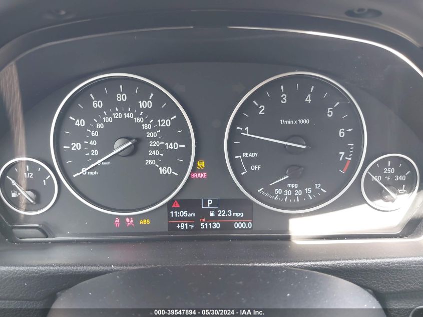 2018 BMW 320I VIN: WBA8E1G52JNU91829