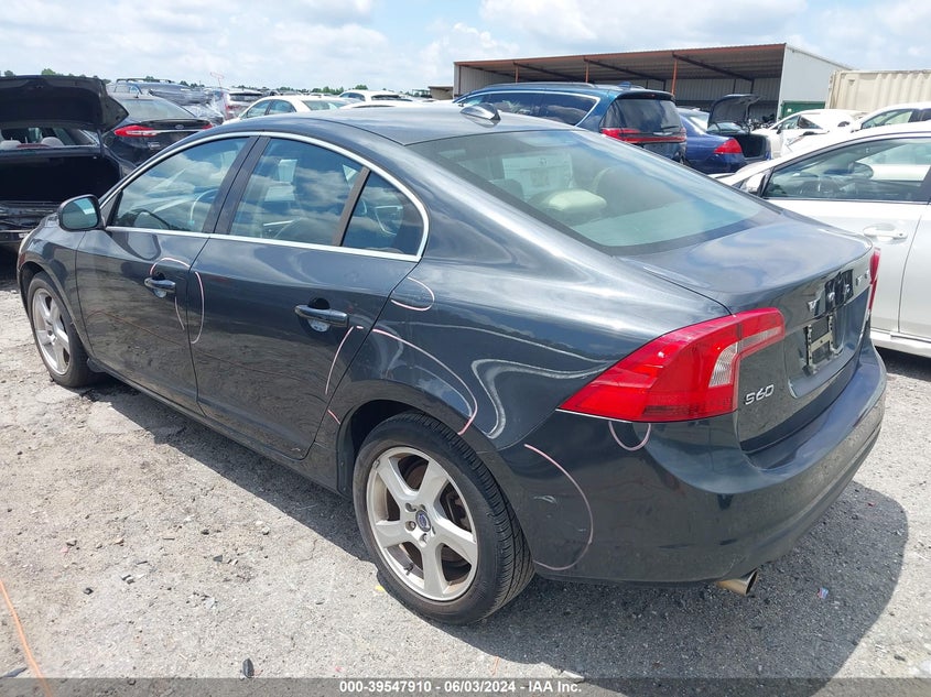 2013 VOLVO S60 T5/T5 PLATINUM/T5 PREMIER/T5 PREMIER PLUS - YV1612FS0D2187417