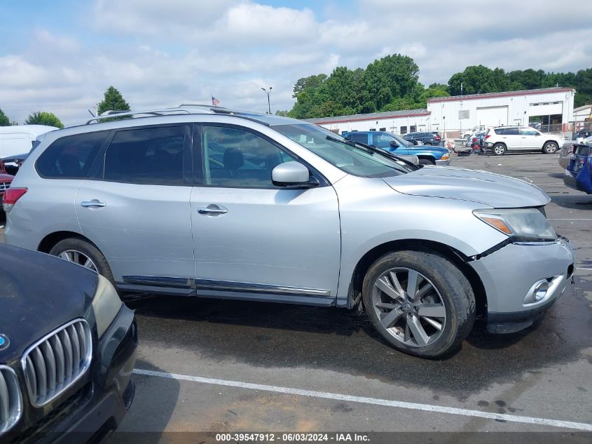 2015 Nissan Pathfinder Platinum VIN: 5N1AR2MN3FC603894 Lot: 39547912