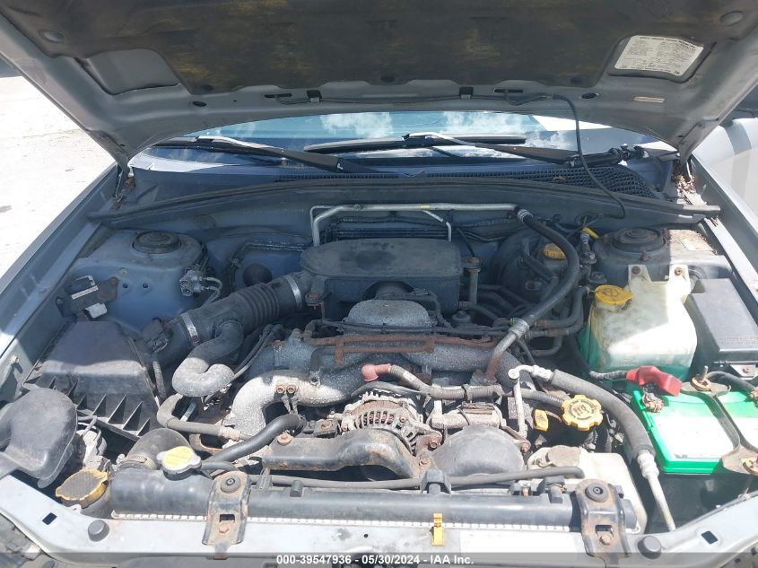 2005 Subaru Forester 2.5X VIN: JF1SG63625H737769 Lot: 39547936