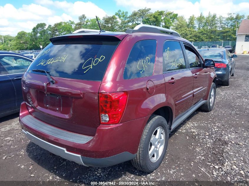 2007 Pontiac Torrent VIN: 2CKDL63F976103049 Lot: 39547942