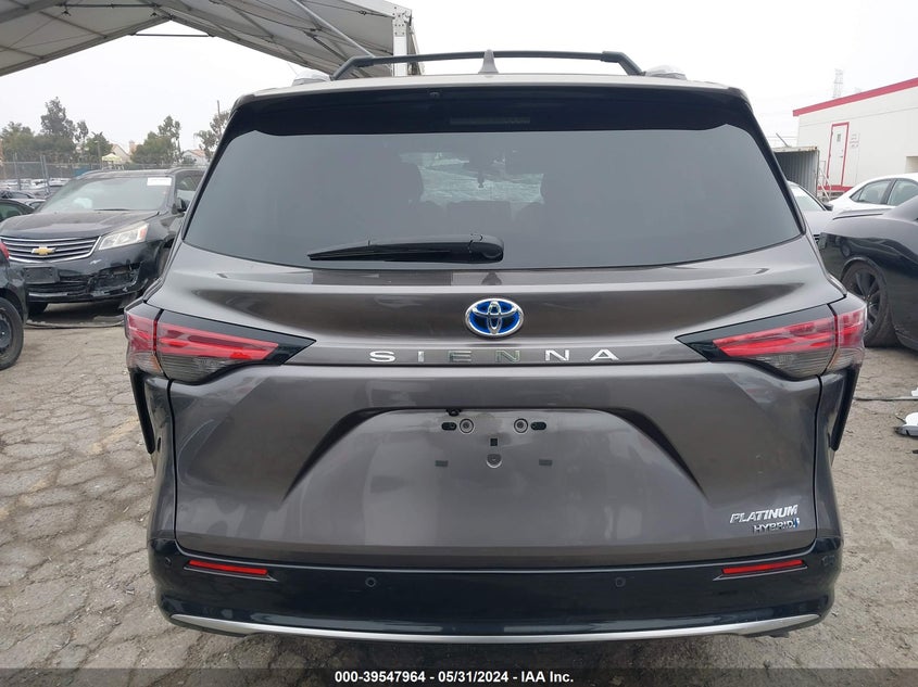 2024 Toyota Sienna Platinum VIN: 5TDERKEC9RS200850 Lot: 39547964