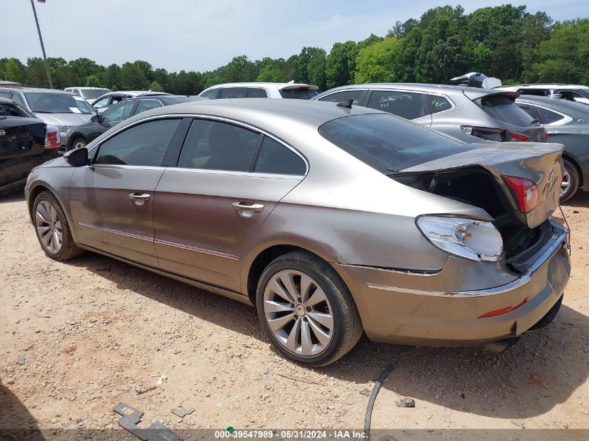 2011 Volkswagen Cc Sport VIN: WVWMN7AN1BE712688 Lot: 39547989