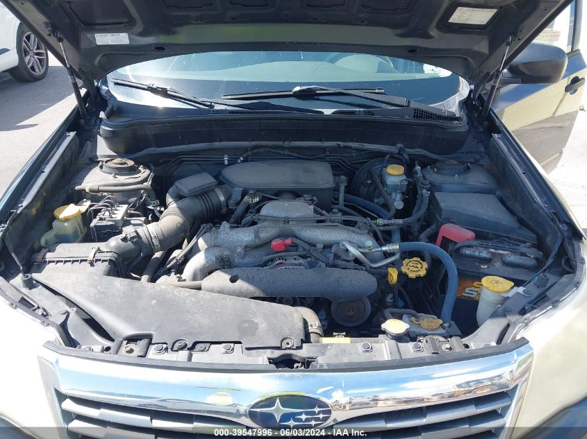 2010 Subaru Forester 2.5X VIN: JF2SH6AC0AH797934 Lot: 39547996